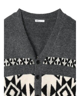 CRAFT STANDARD BOUTIQUE 【男女兼用】オルテガ柄カーディガン Gray