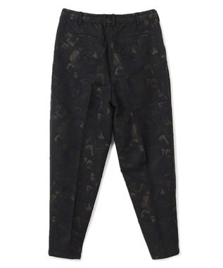JOSEPH HOMME 【新柄】モロッカンジャガード ドロスト付ワイドテーパードパンツ/ ORIGIN CONVERTIBLE ブラック系5