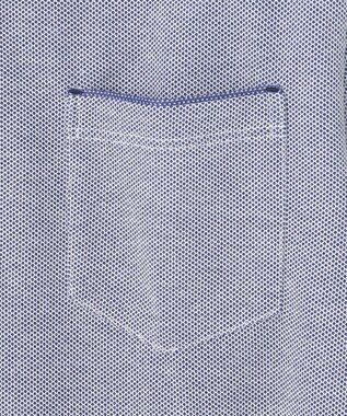 JOSEPH ABBOUD 【オーガニックコットン】ダディポロシャツ ブルー系