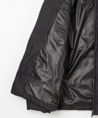 JOSEPH ABBOUD 【キングサイズ・軽量/サスティナブル素材/ECO撥水/インナーダウンにも】ナイロンスラブタフタダウンブルゾン ブラック系