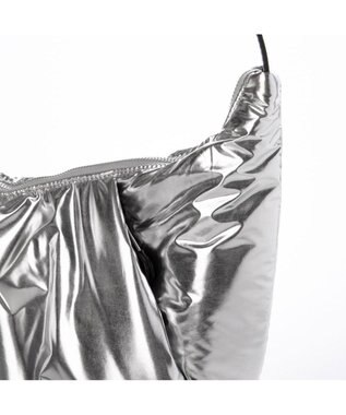 UNBILLION カシュカシュ cachecache / パテッドハンモックバッグ ダークシルバー