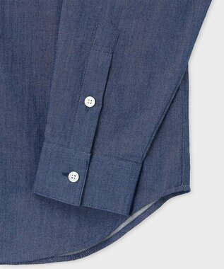 Paul Smith ダンガリー エンブロイダリーシャツ ダークインディゴ