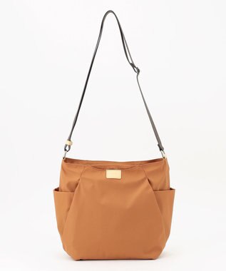 Y'SACCS 【ナイロンタフタ】トラベルショルダー キャメル