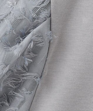 ANY L シルケットスムースジャガードスリーブプルオーバー グレー