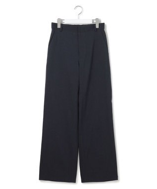 23区 L 【Oggi5月号掲載/洗える】リネンレーヨンストレッチ ワイド パンツ ネイビー系