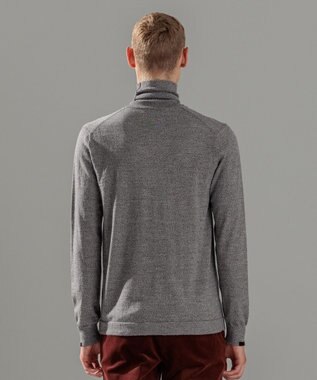 JOSEPH HOMME ウォッシャブルメリノ　タートルネックニット ライトグレー系