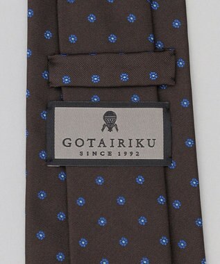 GOTAIRIKU GOTAIRIKU別注【MANTERO/マンテロ】ネクタイ_小紋柄 ブラウン系8