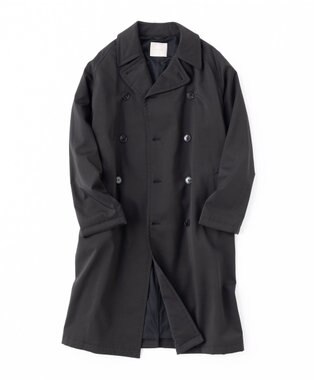 UNFILO MENS 【男女兼用】ウールライクトレンチコート ブラック