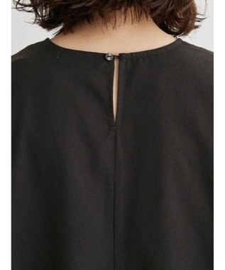 Green Parks 綿麻混マーメイドワンピース Dark Gray