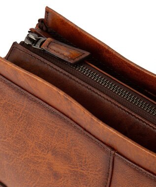 ACE BAGS & LUGGAGE LO HOMME PRESSE アルカイック 本革 日本製 ショルダーバッグ 横型 71861 ロ・オム・プレッセ ブラウン