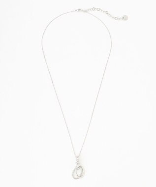 J.PRESS LADIES ヴィンテージオーバルリング ネックレス シルバー系