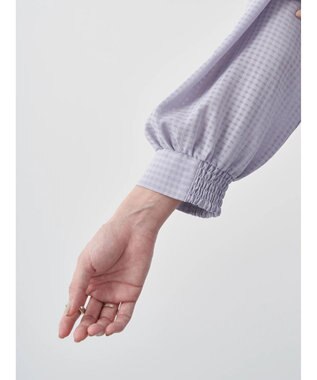 earth music&ecology Ｃｈｅｃｋドビーブラウス Sax