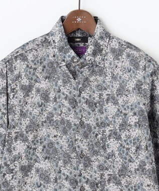JOSEPH ABBOUD 【リバティ】ブラックレーベル リバティプリントシャツ グレー系5