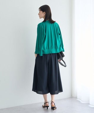 YECCA VECCA 【UVカット】ガウチョパンツ Navy