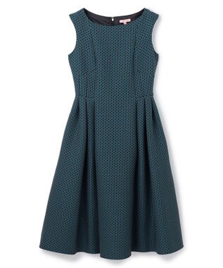 TOCCA 【洗える】GEOMETRIC FLOWER ドレス ライトグリーン系5