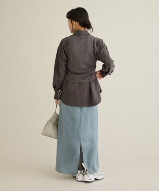 CRAFT STANDARD BOUTIQUE 2点セット/レイヤードタンクトップシャツ Charcoal Gray