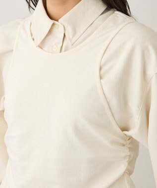 CRAFT STANDARD BOUTIQUE 2点セット/レイヤードタンクトップシャツ Ivory