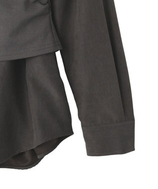 CRAFT STANDARD BOUTIQUE 2点セット/レイヤードタンクトップシャツ Charcoal Gray