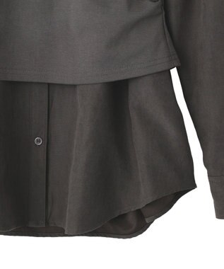 CRAFT STANDARD BOUTIQUE 2点セット/レイヤードタンクトップシャツ Charcoal Gray