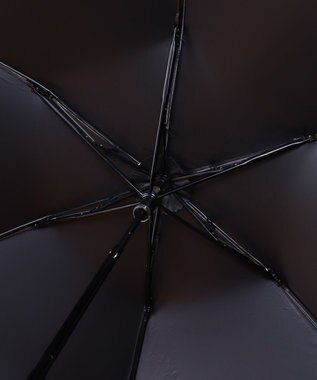 AURORA BLAO (ブラオ) イラスト柄 晴雨兼用傘 (折り畳み・ミニ) ブラック