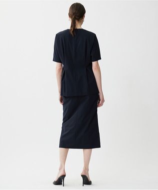 ICB 【撥水・UVケア・洗える】 プルーフ4WAYタフタ スカート ネイビー系