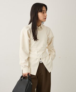 CRAFT STANDARD BOUTIQUE 2点セット/レイヤードタンクトップシャツ Ivory