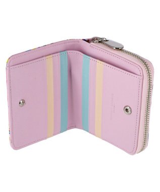 tsumori chisato CARRY ピーターパン ラウンドファスナー 2つ折り財布 ピンク
