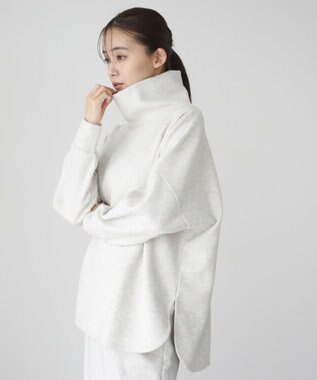 Green Parks 圧縮ポンチゆるタートルプルオーバー Ivory