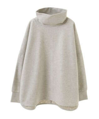 Green Parks 圧縮ポンチゆるタートルプルオーバー Ivory