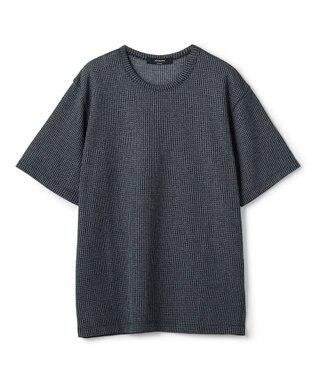 JOSEPH HOMME 【新色追加】メランジクロスジャージー　クルーネックカットソー ネイビー系