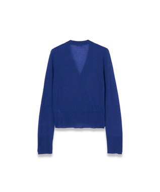 JOSEPH 【洗える】キャッシュエアー　Vネックカーディガン Cobalt
