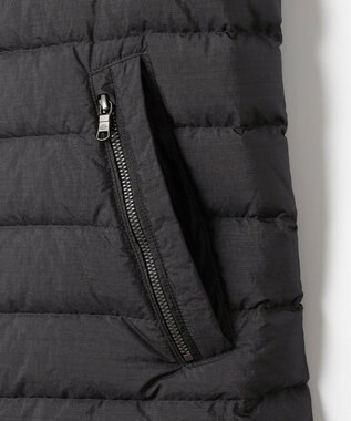 JOSEPH ABBOUD 【キングサイズ・軽量/サスティナブル素材/ECO撥水/インナーダウンにも】ナイロンスラブタフタダウンブルゾン ブラック系