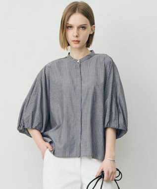 ICB L ソフトコットンローン シャツブラウス