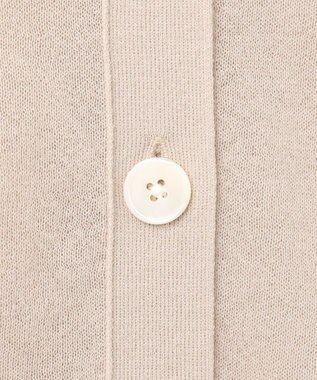 23区 L 【洗える】ライトシアーニット カーディガン ベージュ系