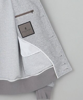 GOTAIRIKU 新作【ストレッチ/洗える/吸水速乾】ノルマンディーリネン A-1ブルゾン ライトグレー系8