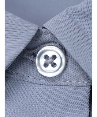 Green Parks ａ．衿付き切り替えワンピース Blue