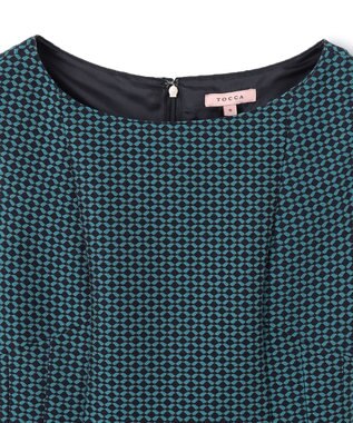 TOCCA 【洗える】GEOMETRIC FLOWER ドレス ライトグリーン系5