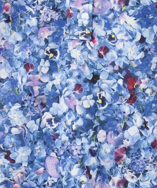 23区GOLF 【WOMEN】プランティカプリント 総柄 半袖ポロシャツ パープル系5