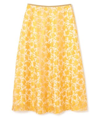 UNFILO フラワーオパールスカート イエロー
