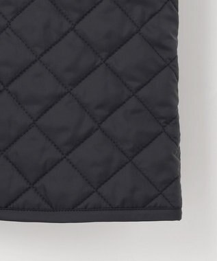 23区GOLF 【WOMEN】ファー＆キルトコンビワンピース ブラック系