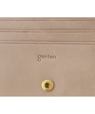 genten 【新色】フレスコ 二つ折り財布 ローズグレー