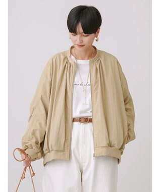 AMERICAN HOLIC 撥水加工ギャザーブルゾン Beige