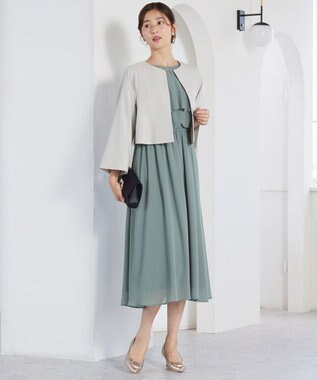 ANY SIS 【22.5cm~24.5cm】スクエアストーン パンプス シャンパン