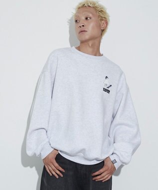 WEGO 【ユニセックス着用ITEM】VISIONゴーストスケータープルオーバー アッシュグレー