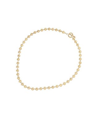 AMERICAN HOLIC 【ステンレス】ボールチェーンマンテルネックレス Gold