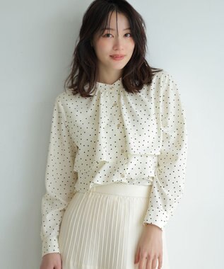 ANY SIS L ラッフルレイヤード ブラウス