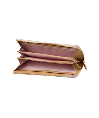 LANVIN en Bleu リュクサンブールハート Lファスナー長財布 ペールピンク