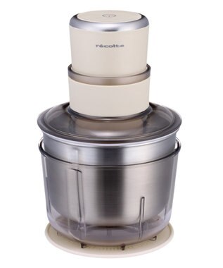 YAMATO テーブル＆キッチン 【レコルト】フードプロセッサーコンボ  クリームホワイト  RCP-6(W)