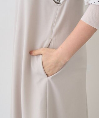 AMERICAN HOLIC 【前後2WAY】ZIPジャンスカ Gray Beige