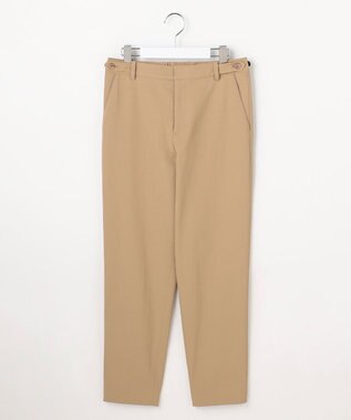 J.PRESS LADIES 麻シェルドライ テーパード パンツ キャメル系